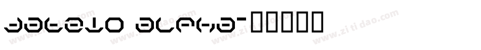 Jatzio alpha字体转换
